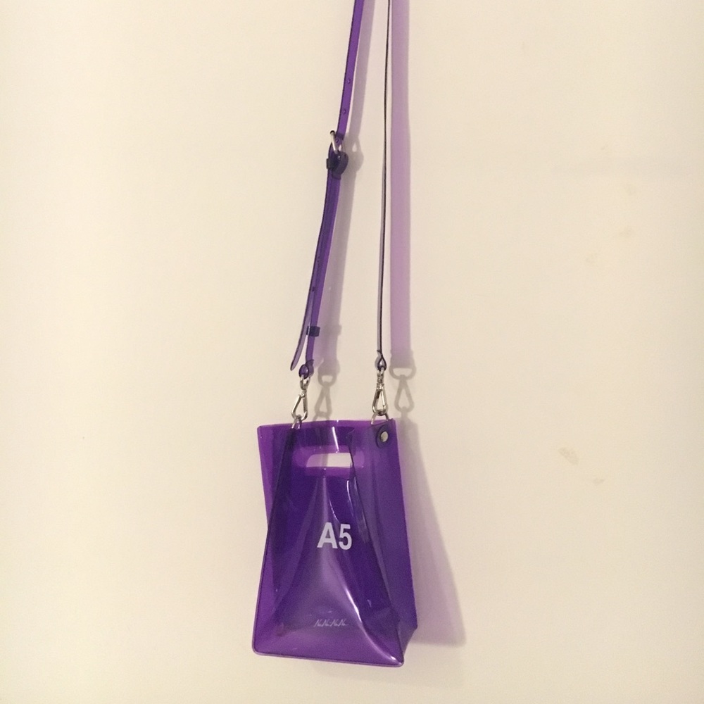 Nana-Nana A5 pvc plastic crossbody bag